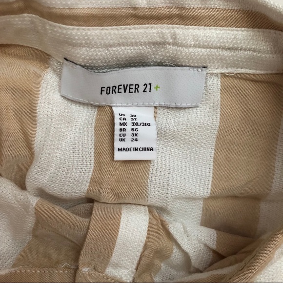 Striped Blouse Tank - Picture 3 of 3